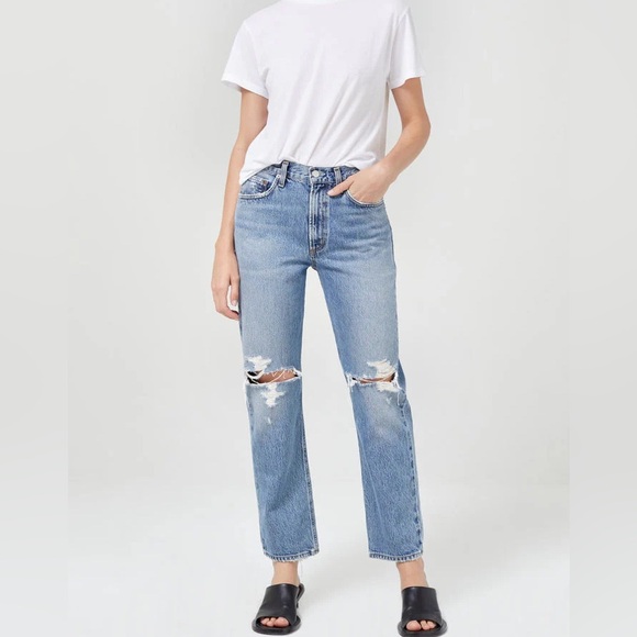 Agolde Denim - NWT Agolde Mia High Waisted Straight Jeans